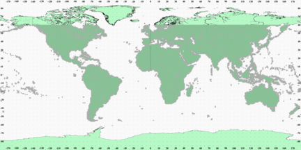 SRTM index map